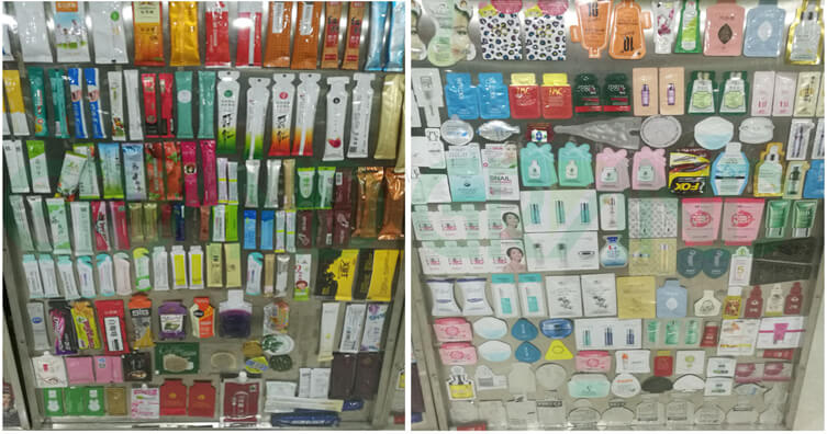 muestra de m&aacute;quina de embalaje