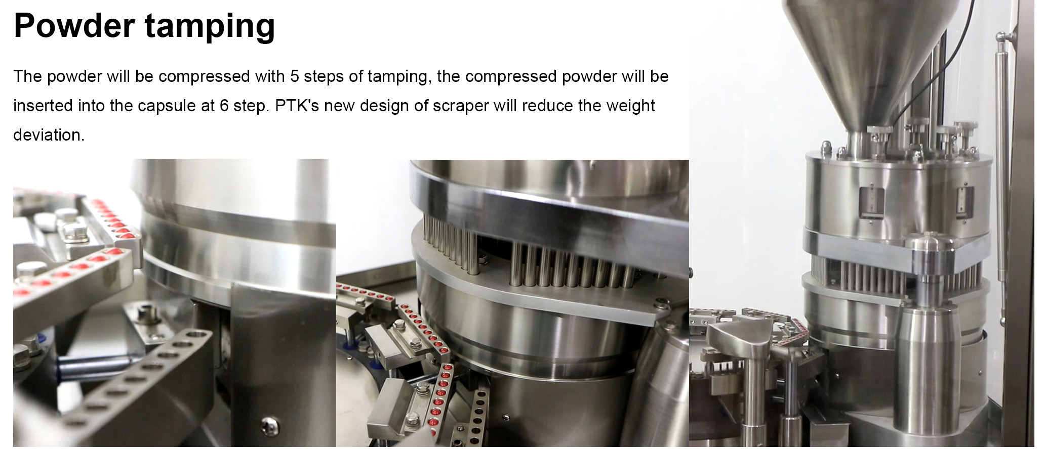 M&aacute;quina de llenado de c&aacute;psulas