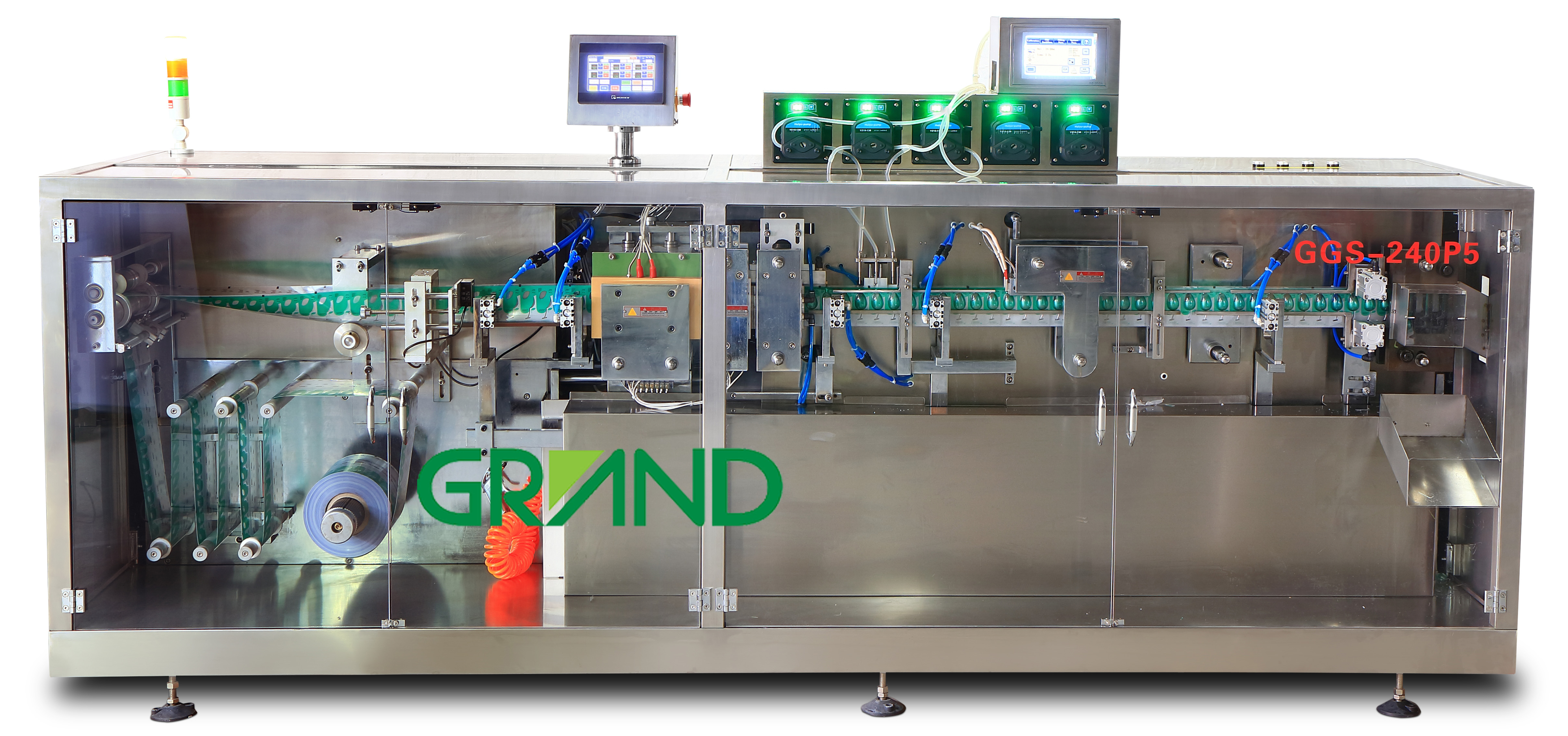 ampolla de pl&aacute;stico de llenado de la m&aacute;quina de sellado