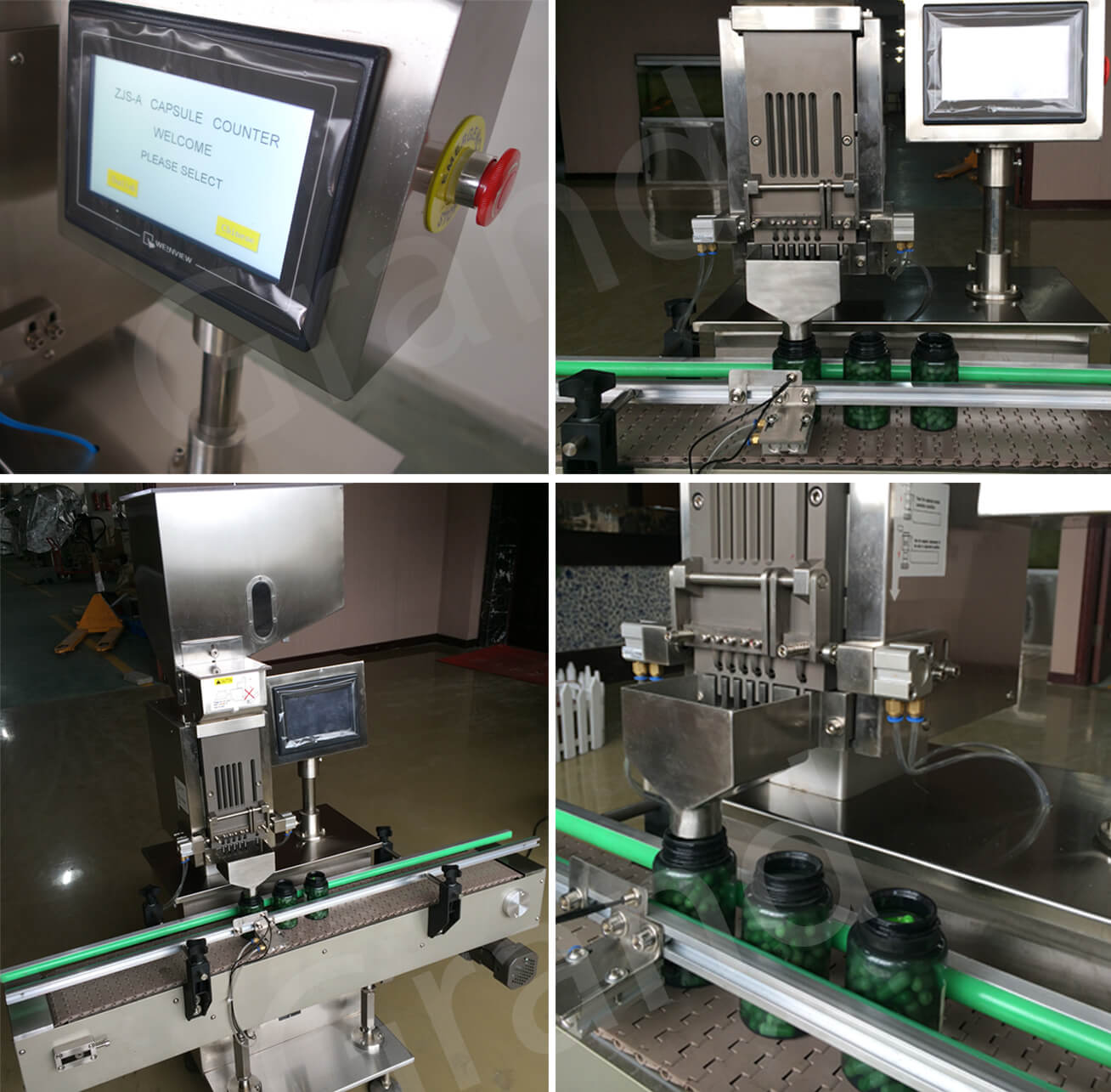 Detalles de la m&aacute;quina de conteo de c&aacute;psulas