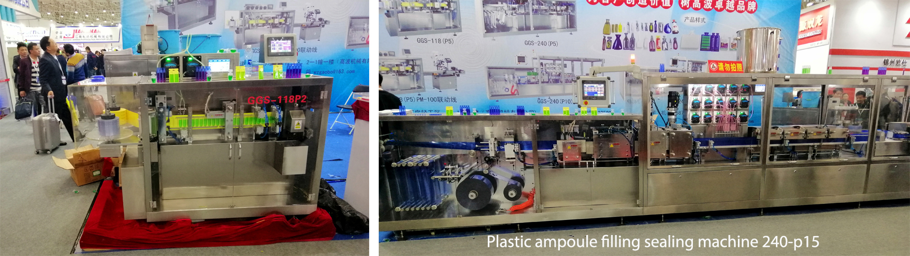 ampolla de pl&aacute;stico de llenado de la m&aacute;quina de sellado