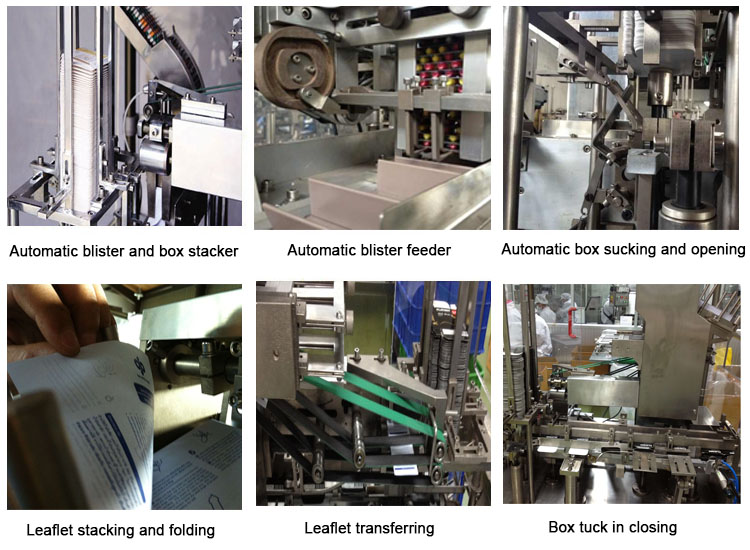 M&aacute;quina autom&aacute;tica de cartones de ampolla peque&ntilde;a