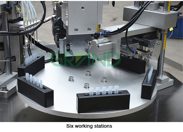 Seis estaciones de trabajo