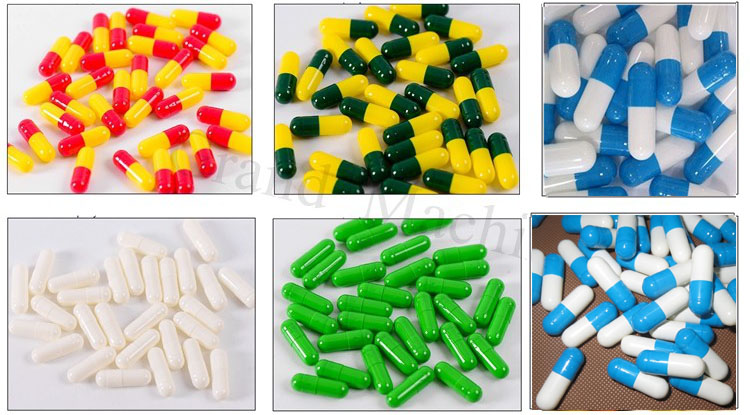 Muestra de m&aacute;quina de llenado de c&aacute;psulas semi sutom&aacute;ticas
