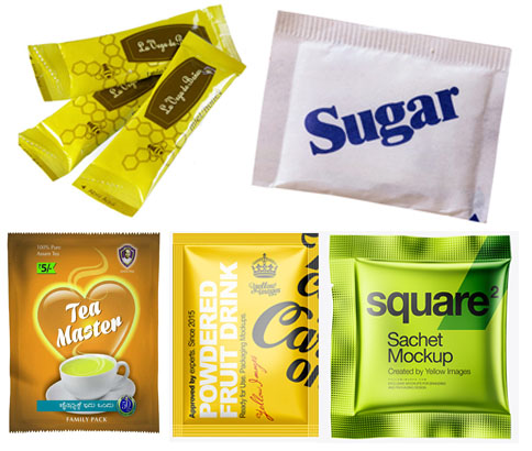 Muestra de m&aacute;quina de empaque de bolsillo de dos carriles autom&aacute;tico