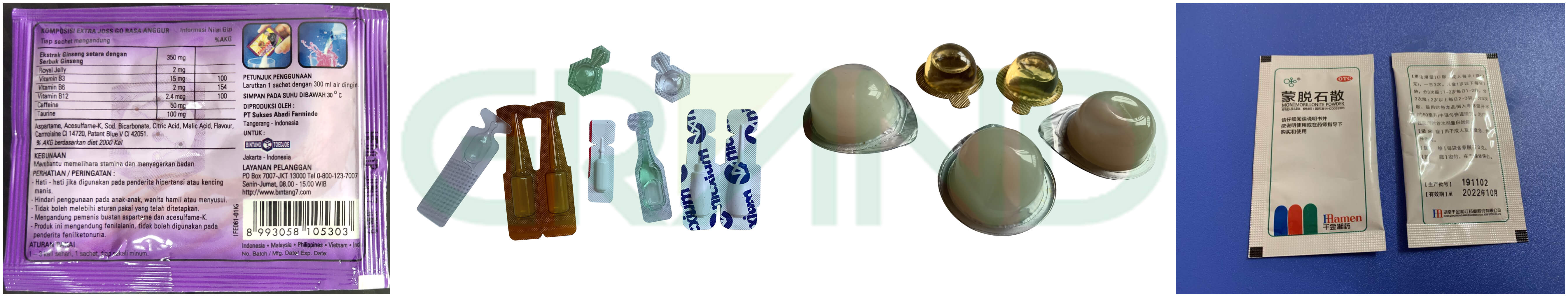 paquete de santinizer de mano