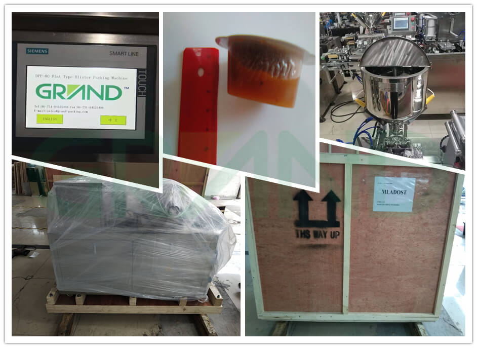 M&aacute;quina de embalaje para mermelada