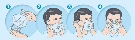 Usar pasos para m&aacute;scaras de cuello